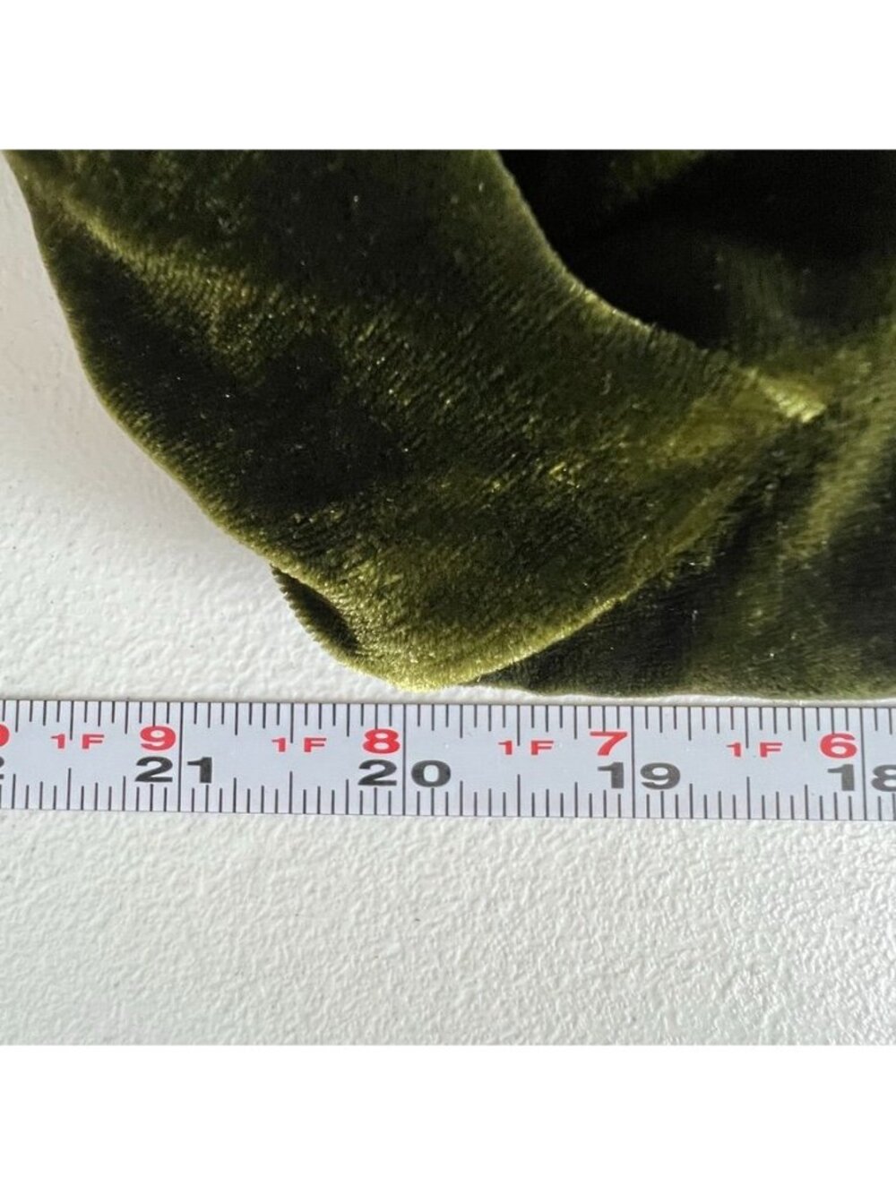 Vintage Y2K Allison Taylor Moss Green Silk Velvet Blazer Jacket Goblincore Sz 8 - Picture 6 of 12